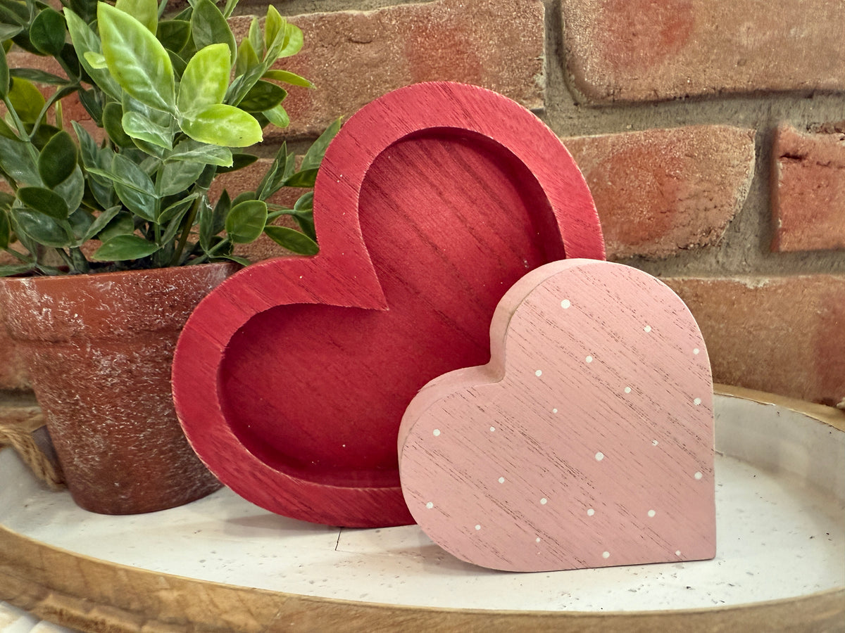 Red Heart Tray