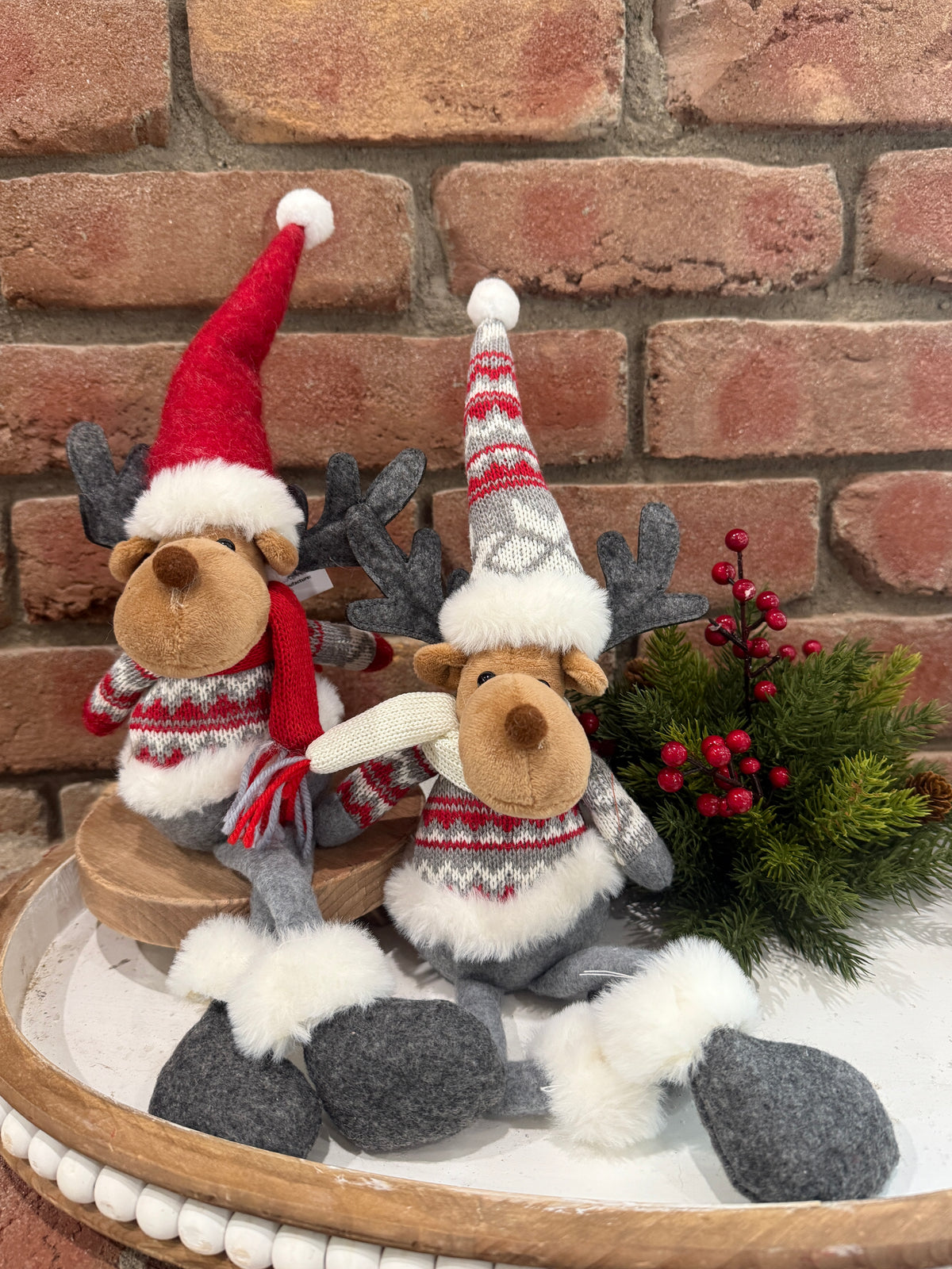 Holiday Moose Shelf Sitter - 2 Styles