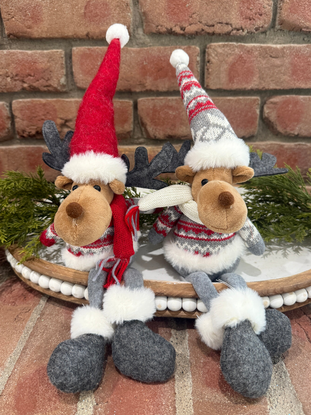 Holiday Moose Shelf Sitter - 2 Styles