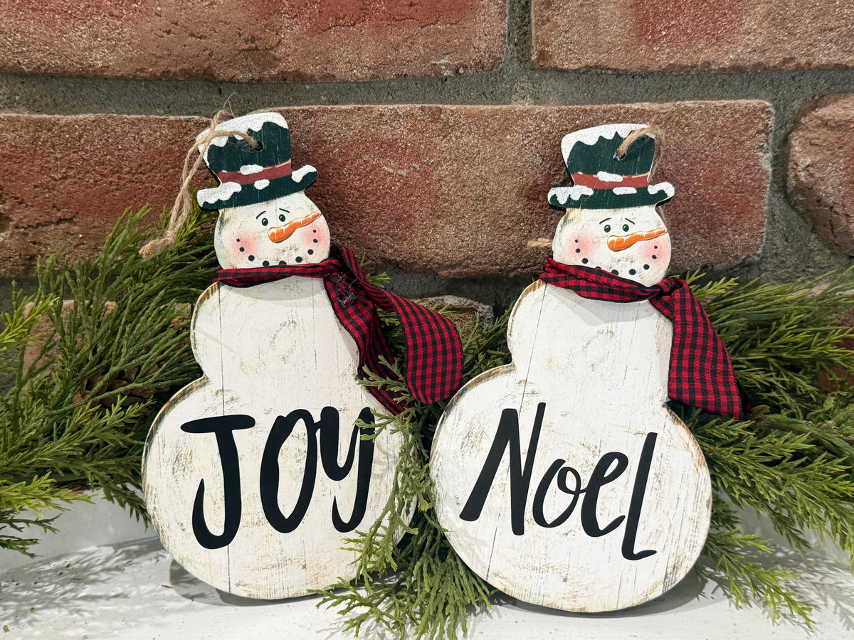 Snowman Ornament - 2 Styles