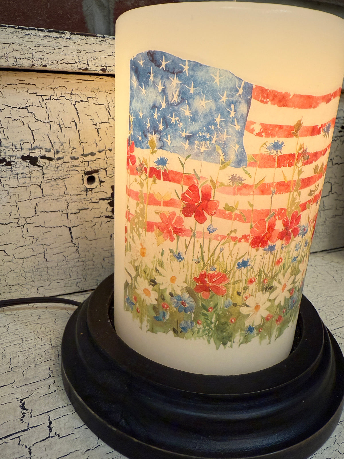Prairie Flag Candle Sleeve