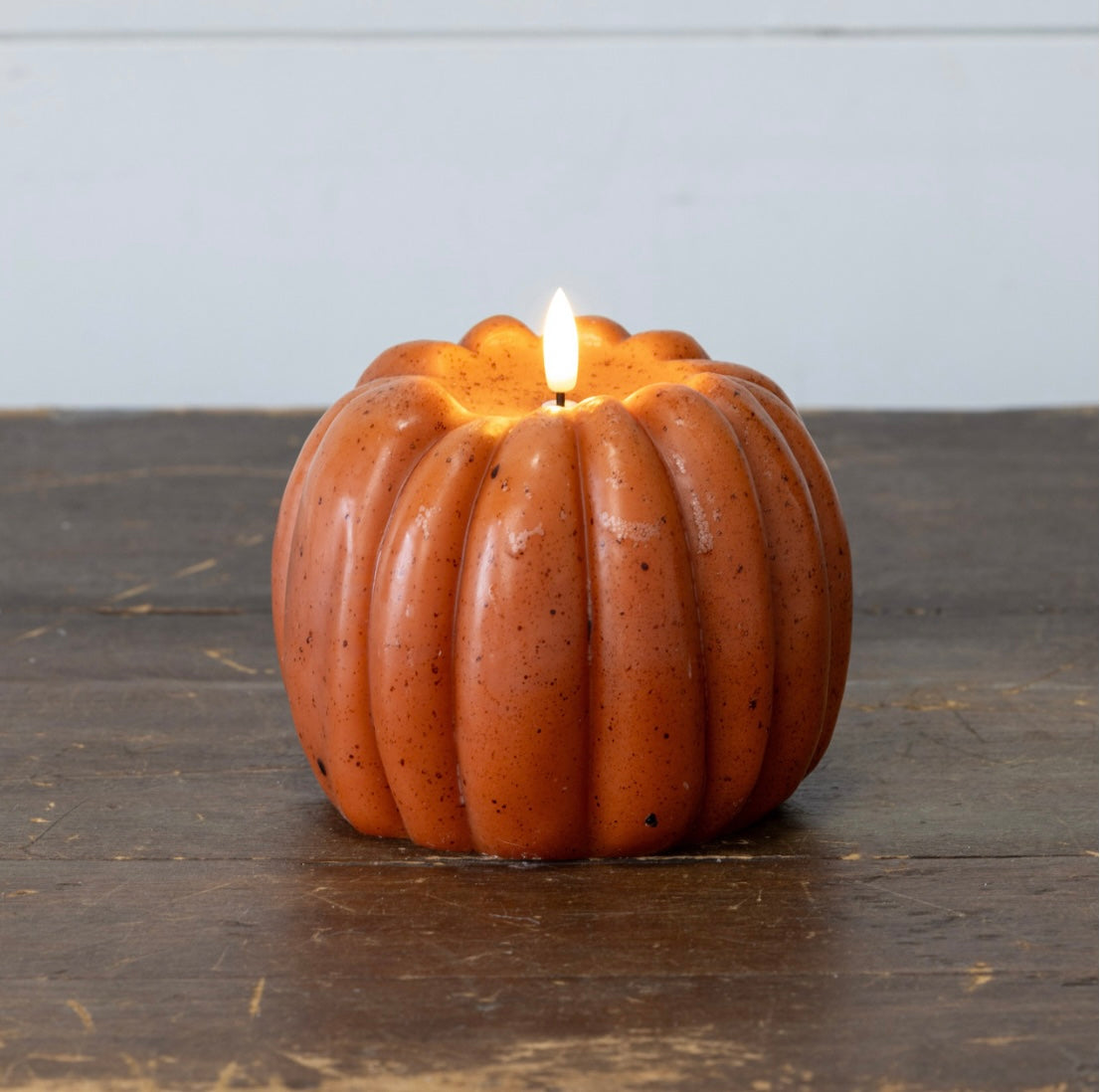 Pumpkin Candle - 5” Orange