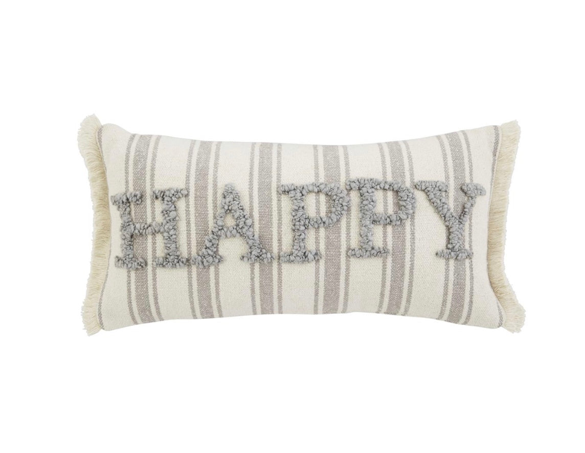 Happy Tufted Pillows - 2 Styles