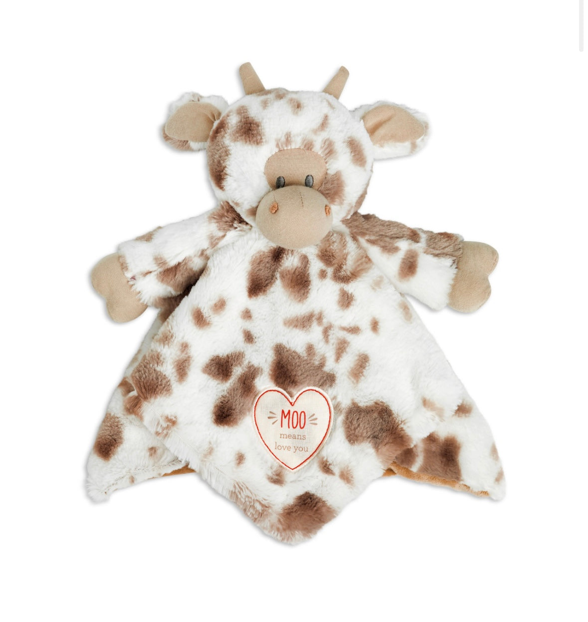 Barnyard Rattle Blankie - Cow