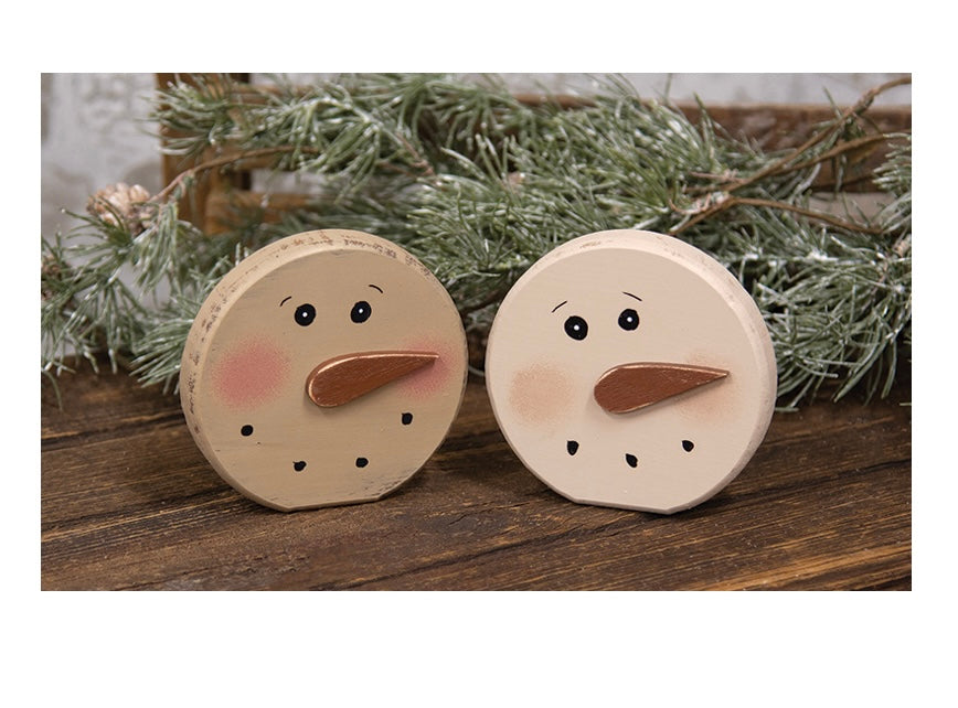 Blushing Snowman Sitter - 2 Styles