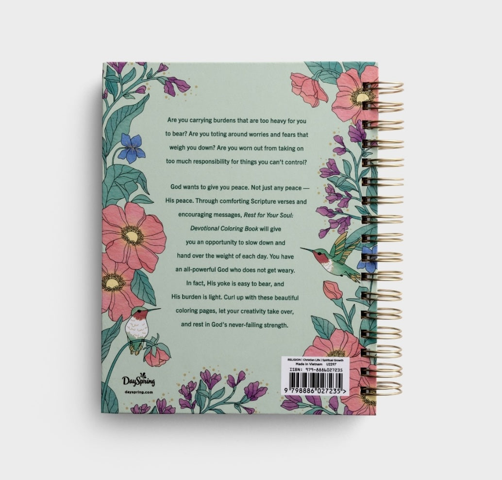 Rest for your Soul: Devotional Coloring Book