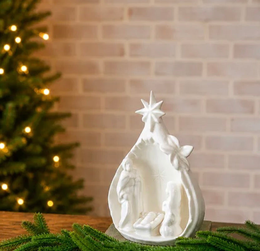 Ceramic Nativity Scene