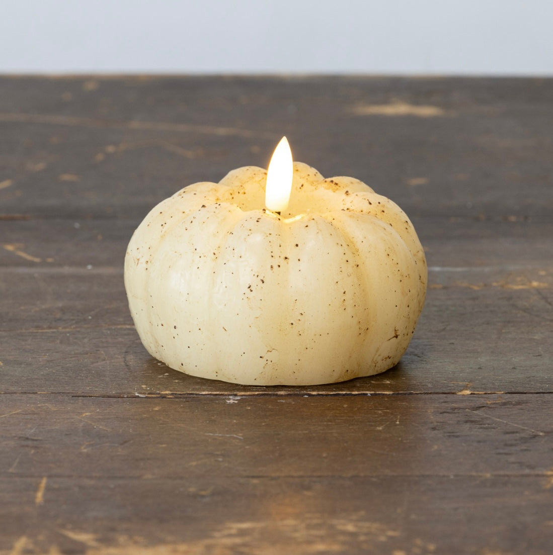Pumpkin Candle - 3” Cream