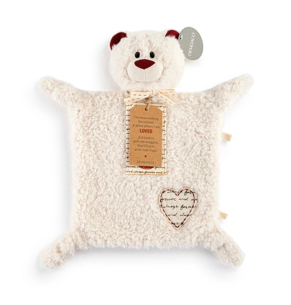 Loved Bear Blankie - Cream