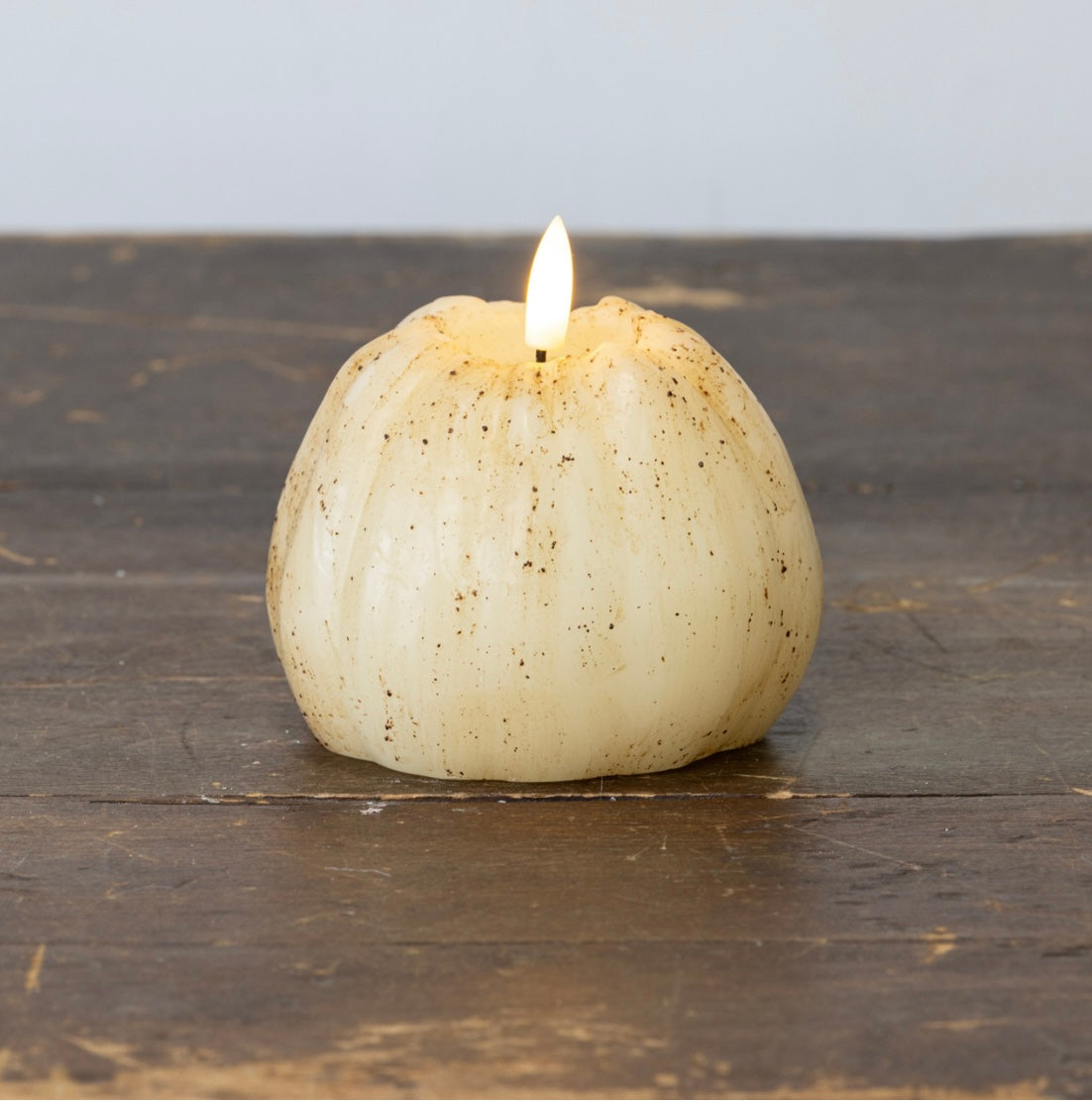 Pumpkin Candle - 4” Cream