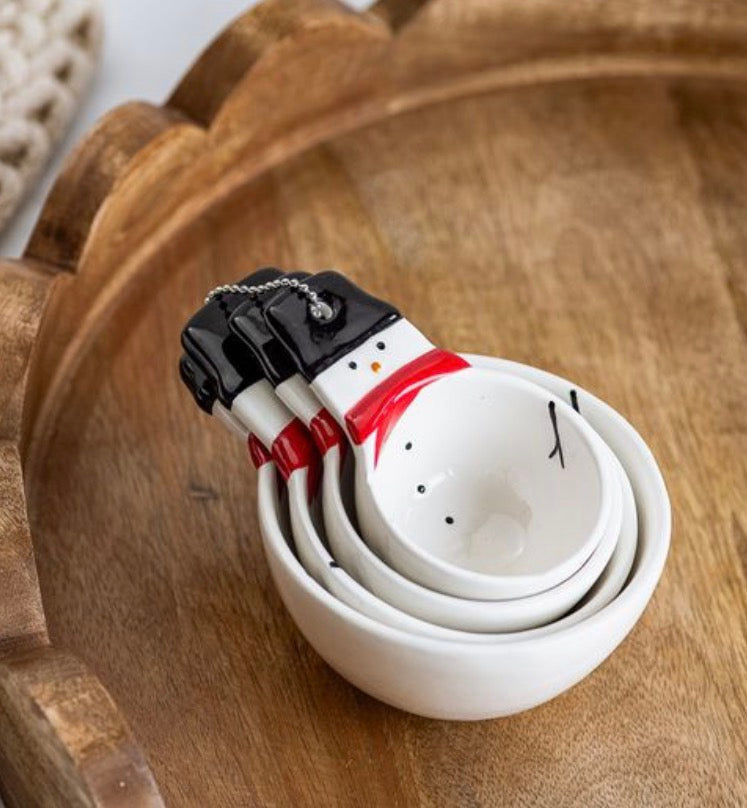 Snowman Measuring Cup Set
