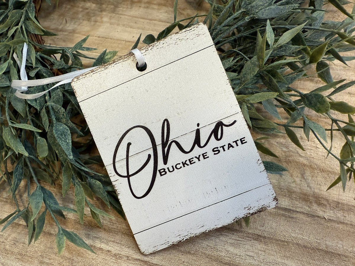 Ohio Buckeye State Ornament