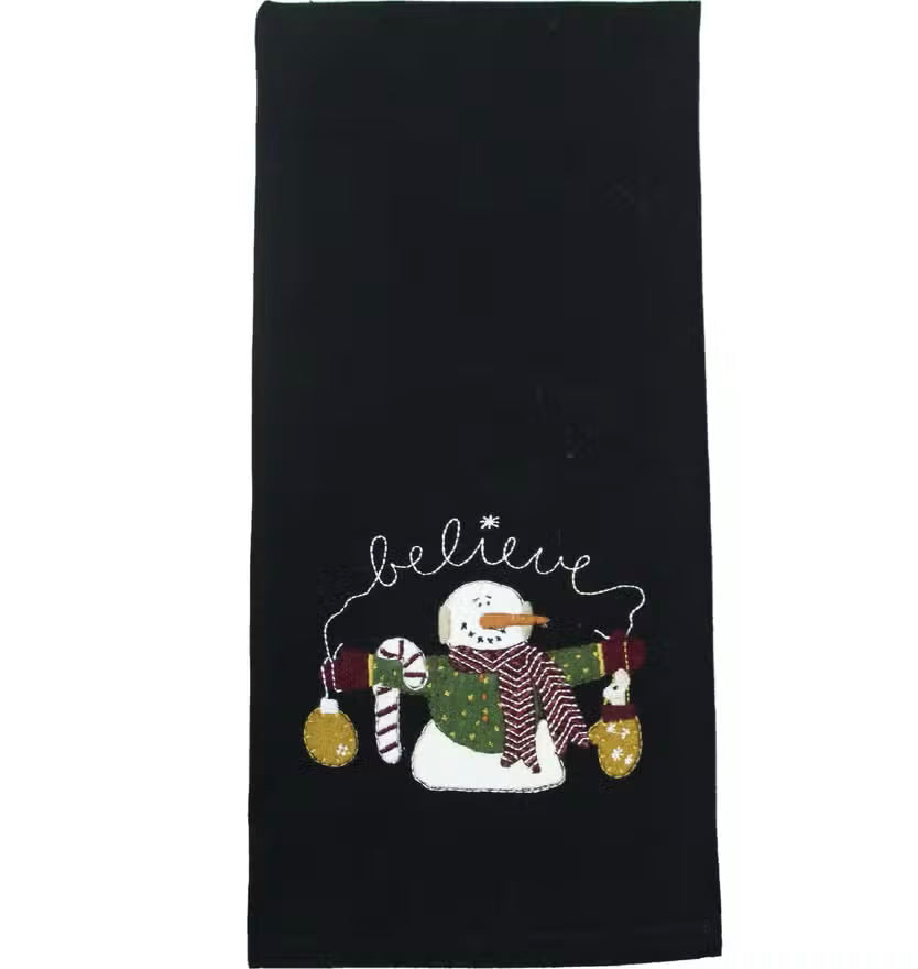 Snowman Believe Towel