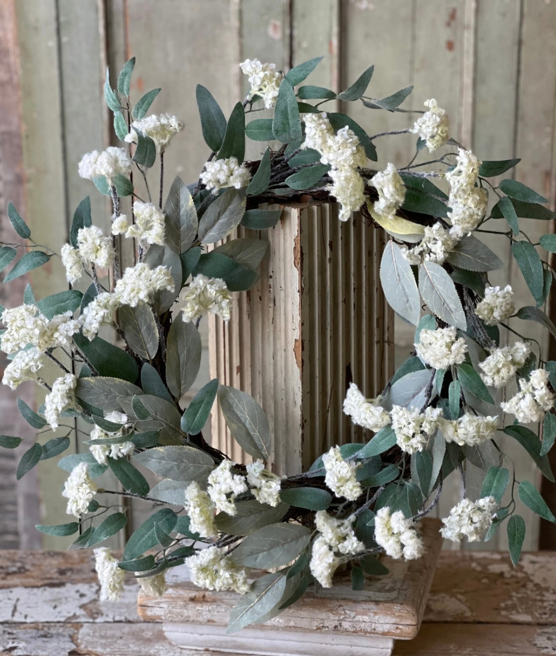 Saxony Blooms Wreath