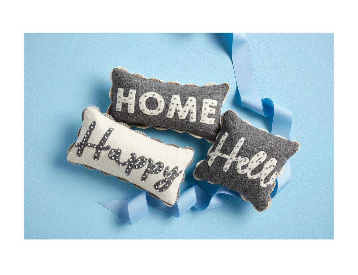 Felted Mini Pillows - 3 Styles
