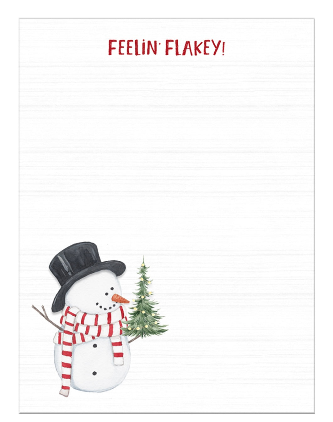Feelin’ Flakey Notepad