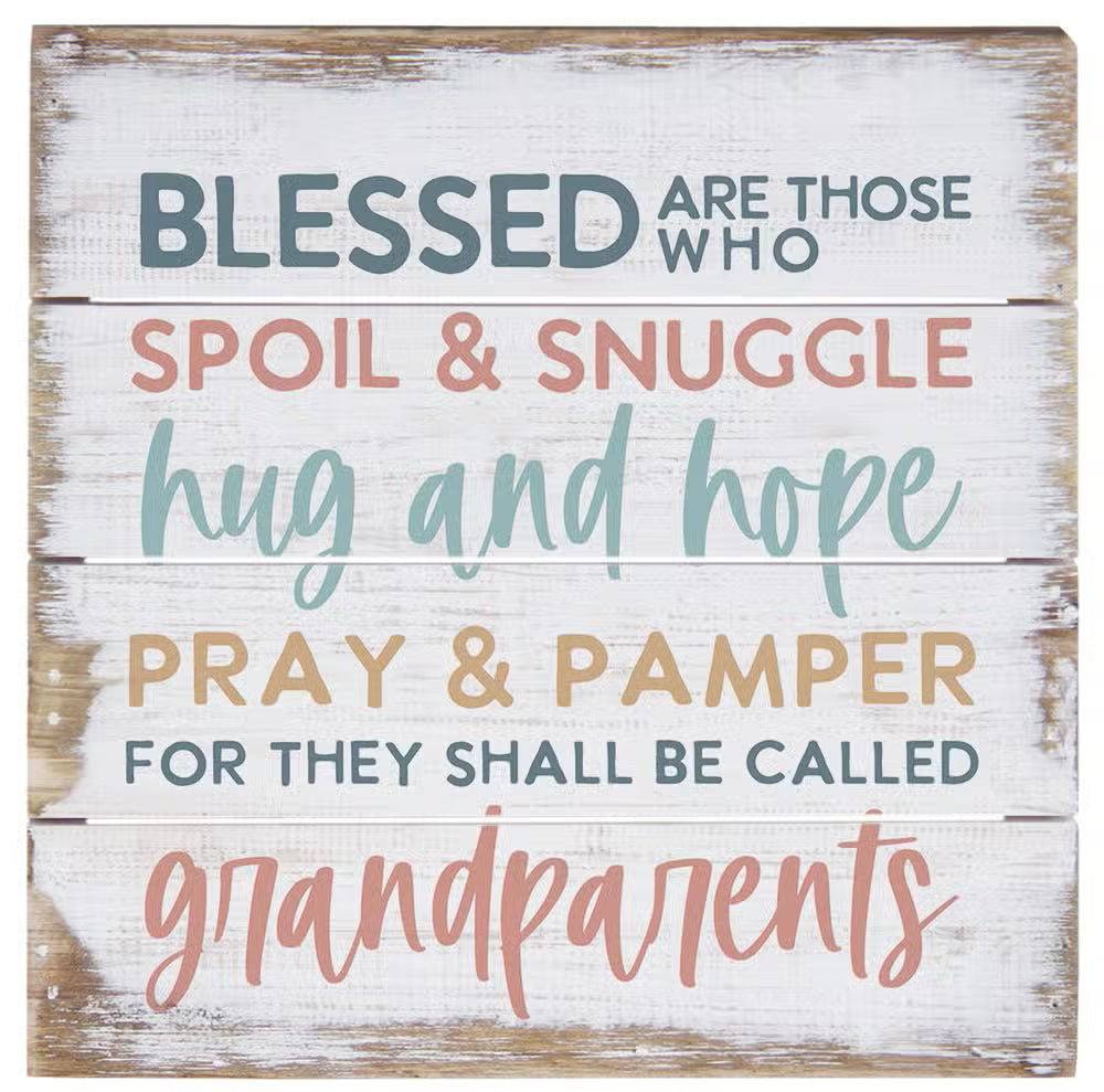 Blessed are Grandparents Pallet Sign