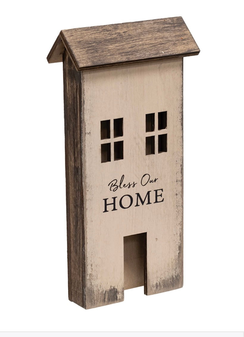 Home Sentiment Wood House Sitter - 3 Styles
