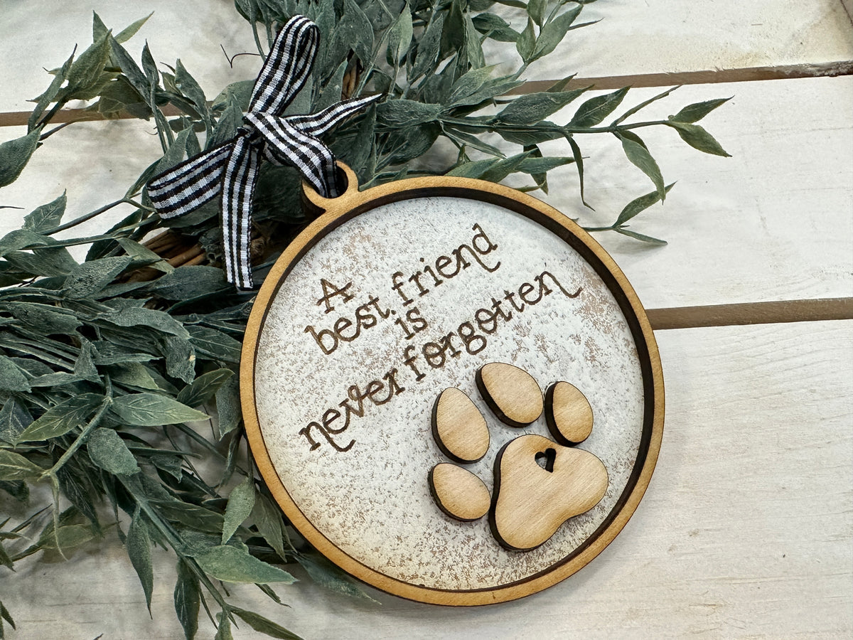 Handmade Pet Memory Ornament