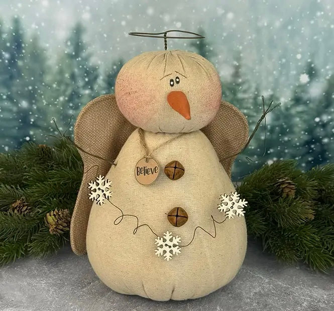 Believe the Snowy Snowman Angel