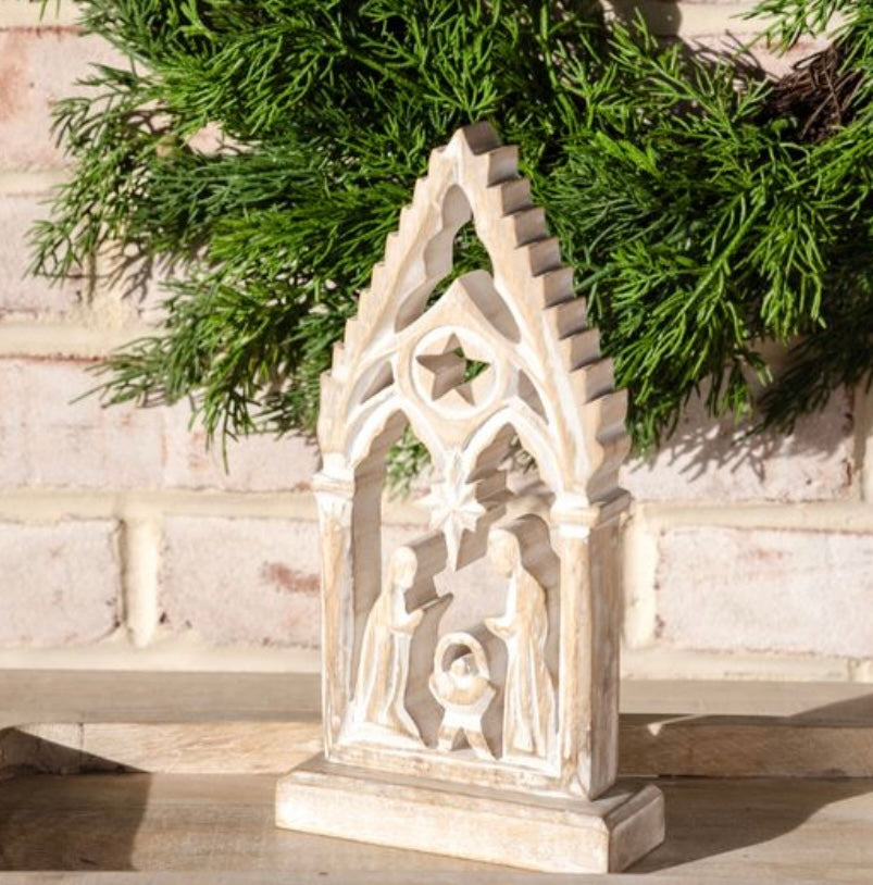 Wooden Arch Nativity