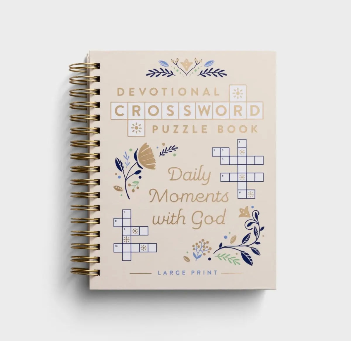 Devotional Crossword Puzzle Book: Daily Moments with God