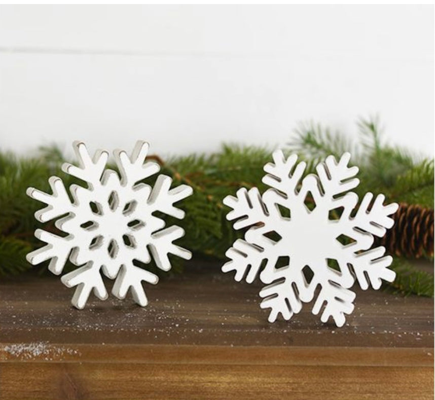 Wood Snowflake 5”