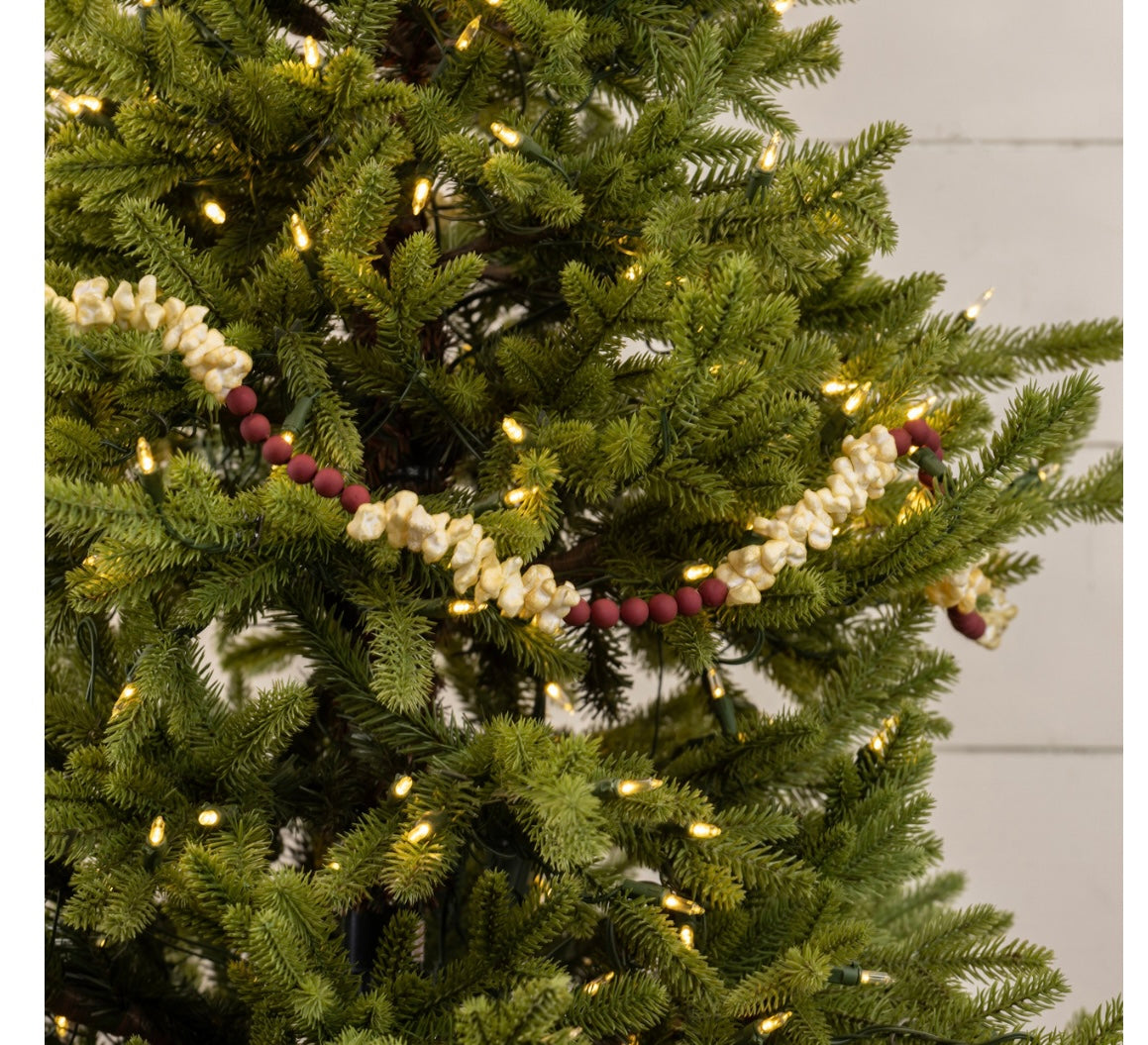 Popcorn and Cranberry Garland