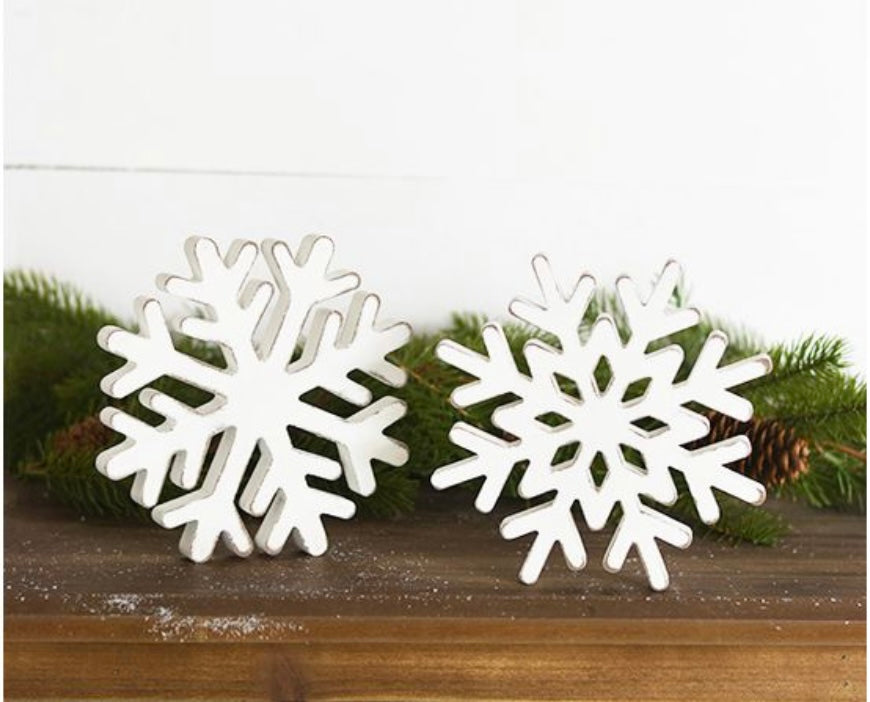 Wood Snowflake 7”