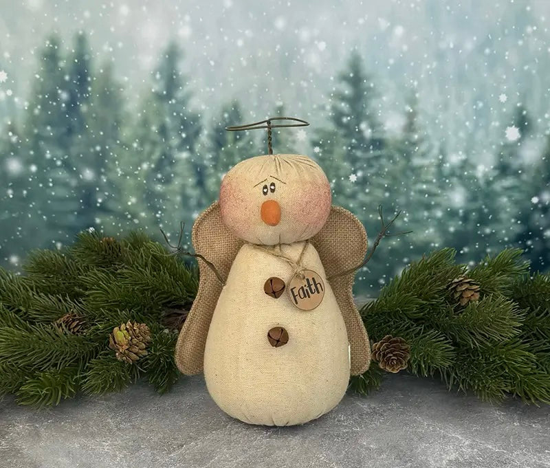 Faith the Snowy Snowman Angel