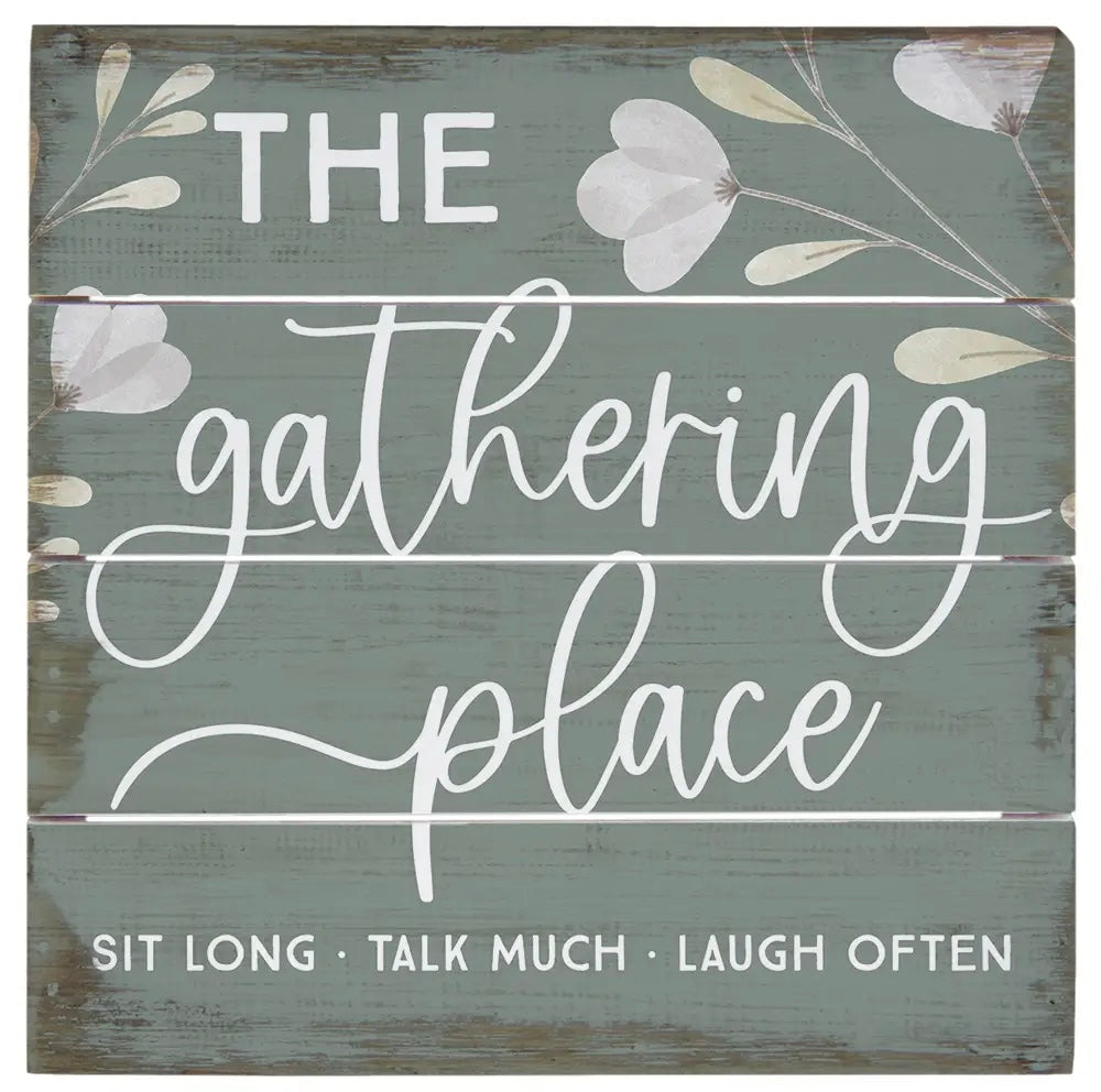 The Gathering Place Pallet Sign
