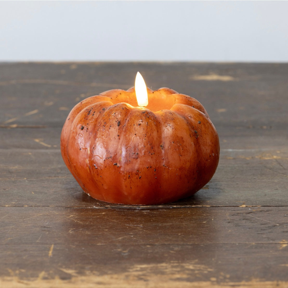 Pumpkin Candle - 3.5” Orange