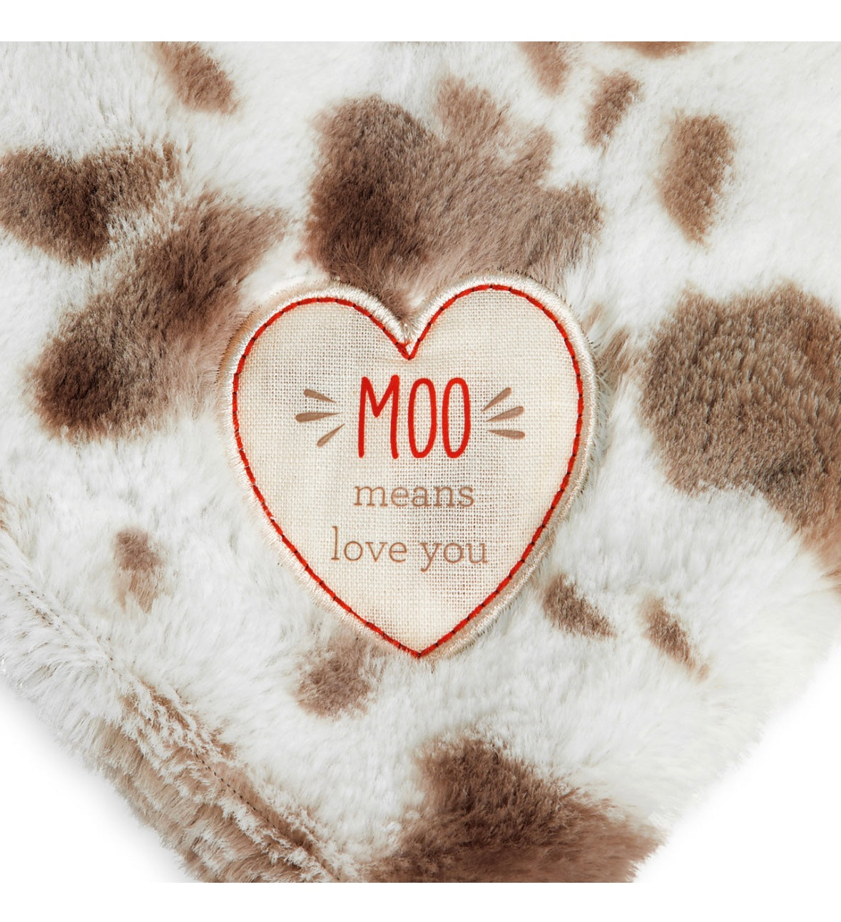 Barnyard Rattle Blankie - Cow