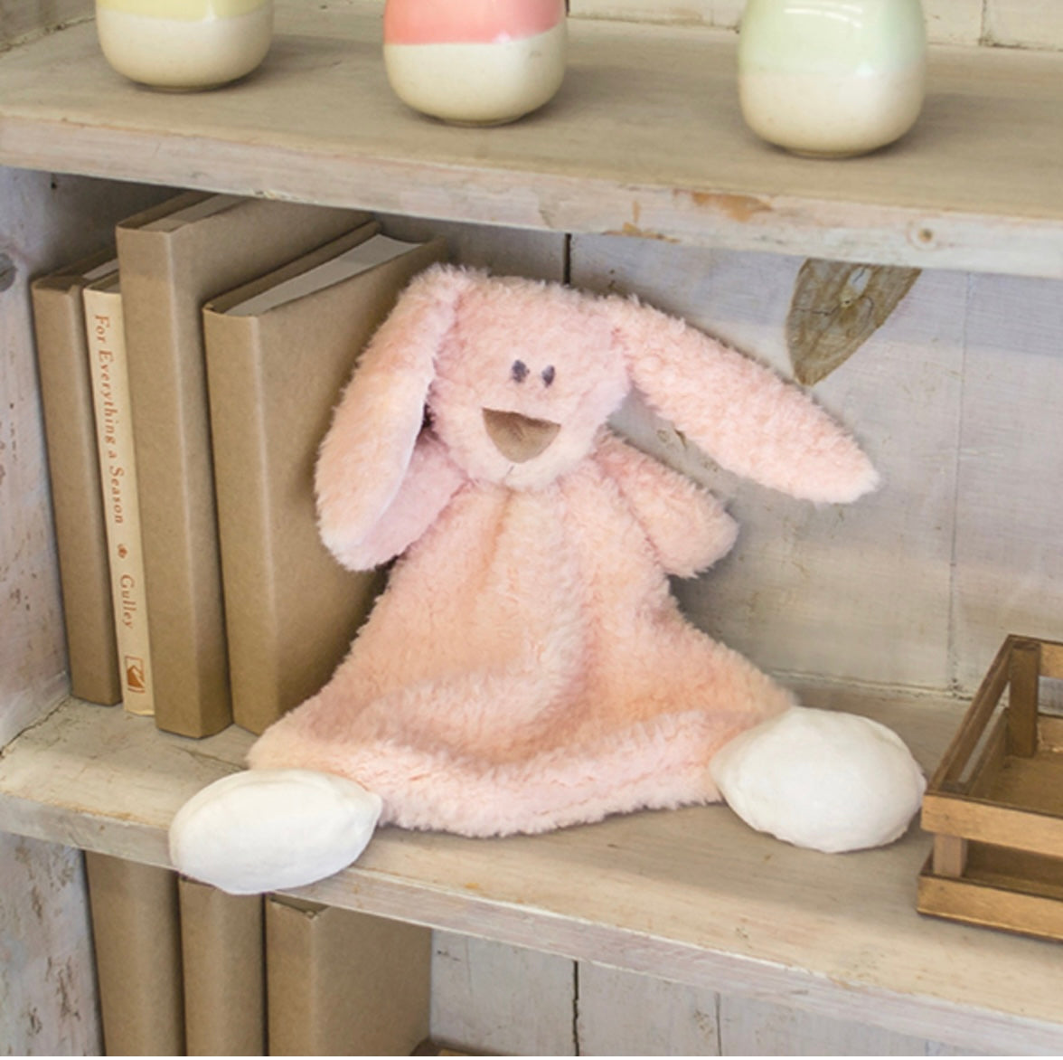 Belina Bunny Rattle Blankie