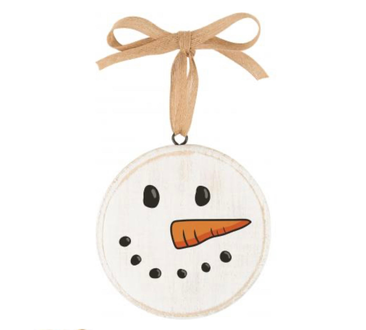 Snowman Face Ornament