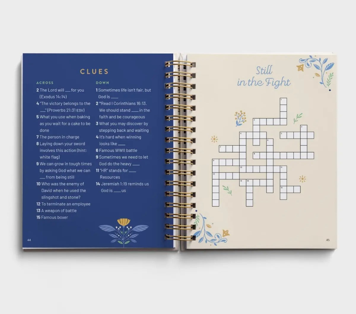 Devotional Crossword Puzzle Book: Daily Moments with God