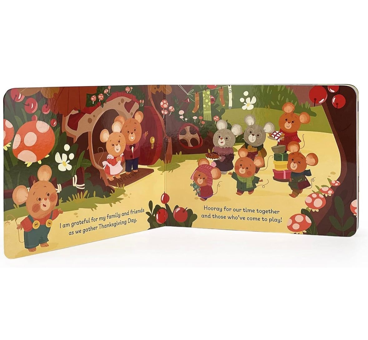 Thankful Thanksgiving Board Book