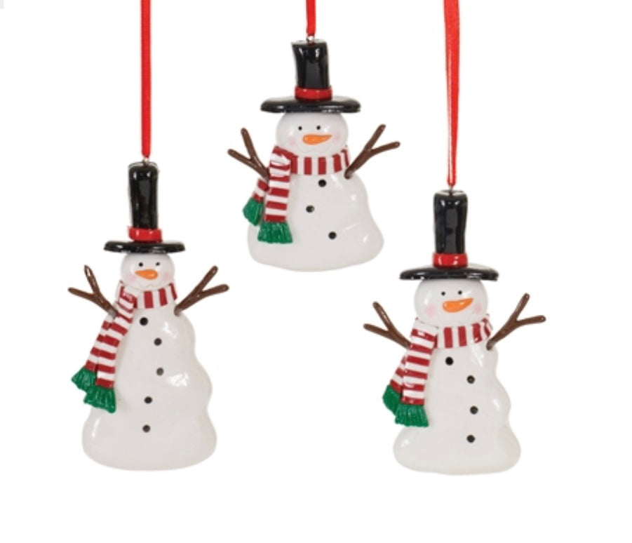 Snowman Ornament - 3 Styles