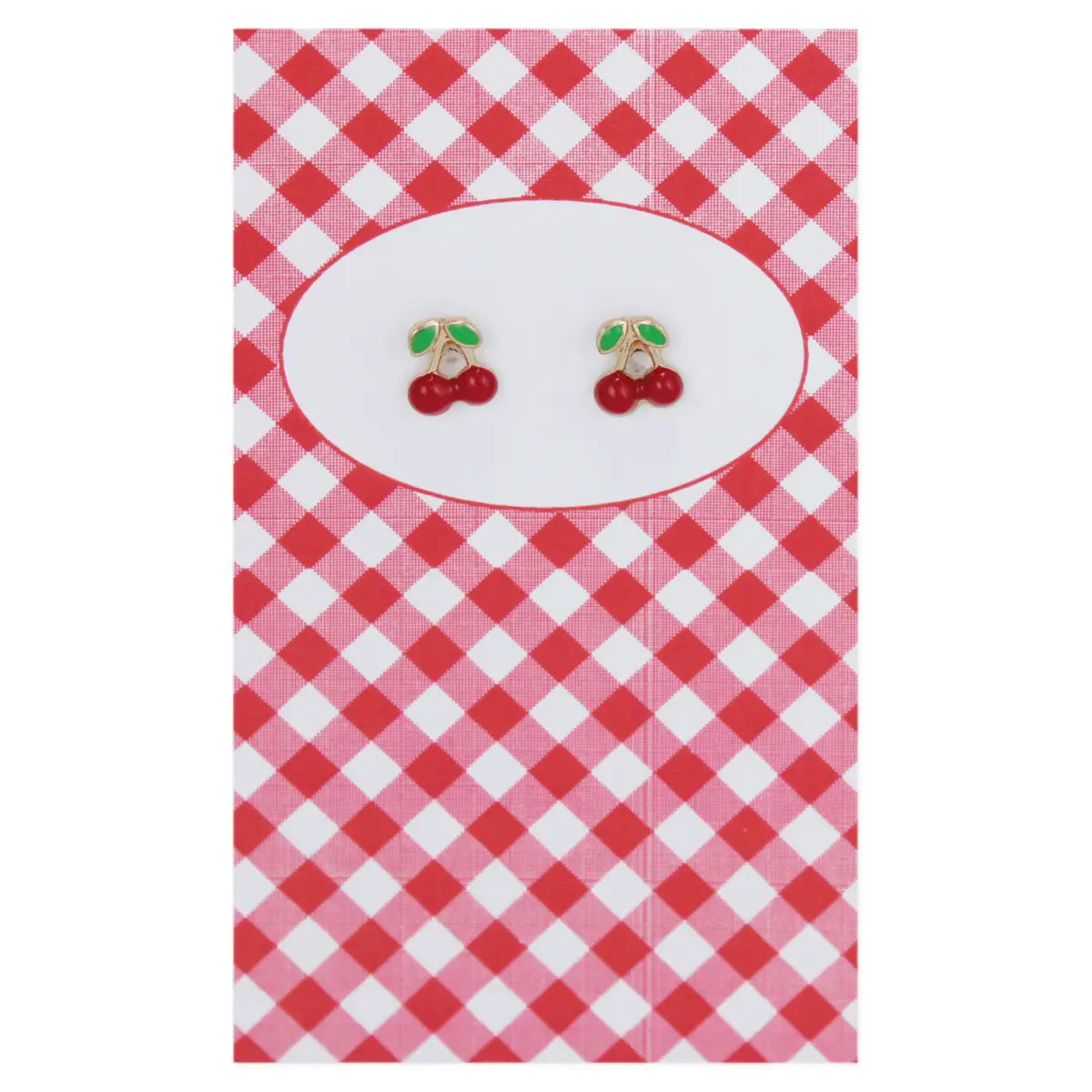 Tiny Cherry Post Earrings