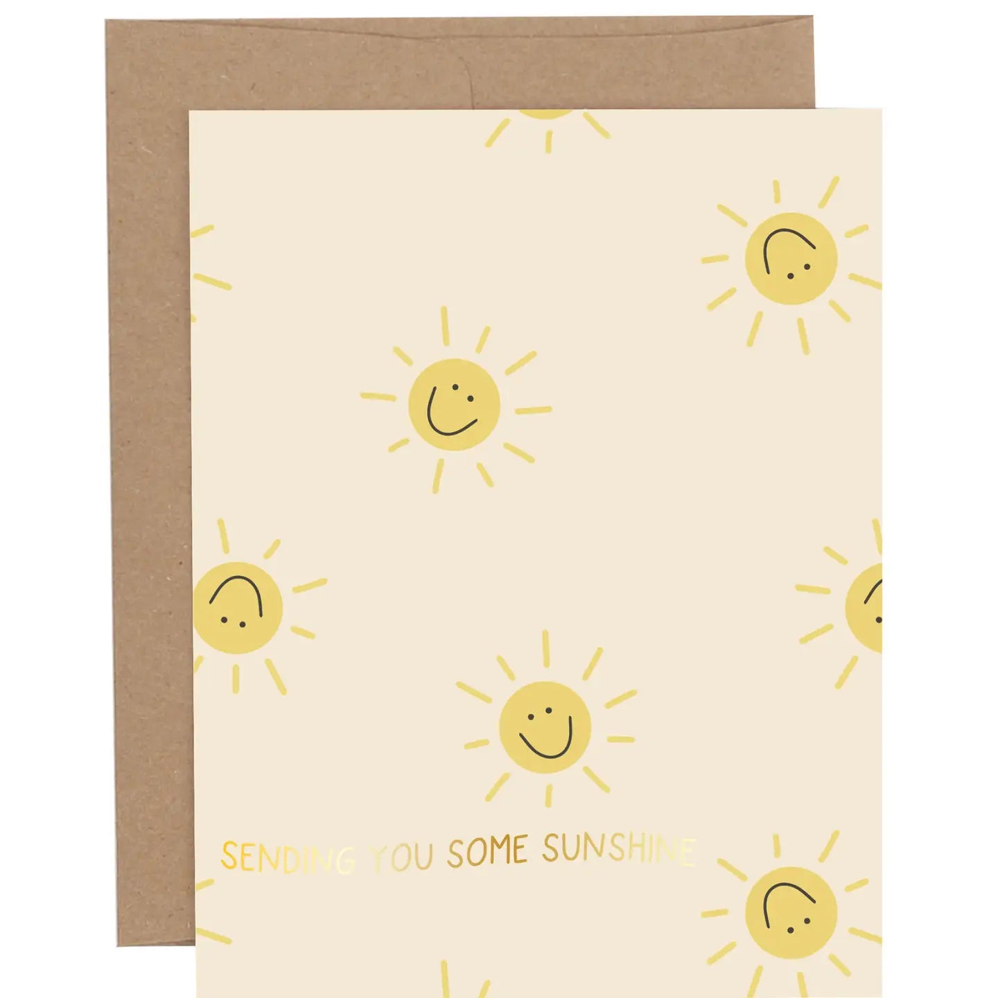 Sending sunshine greeting card