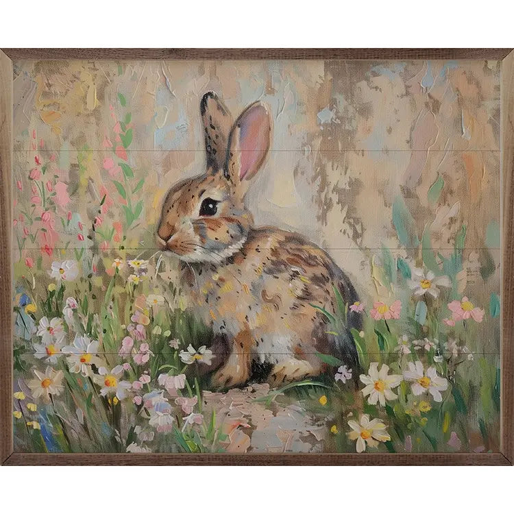 Spring Bunny Framed Art