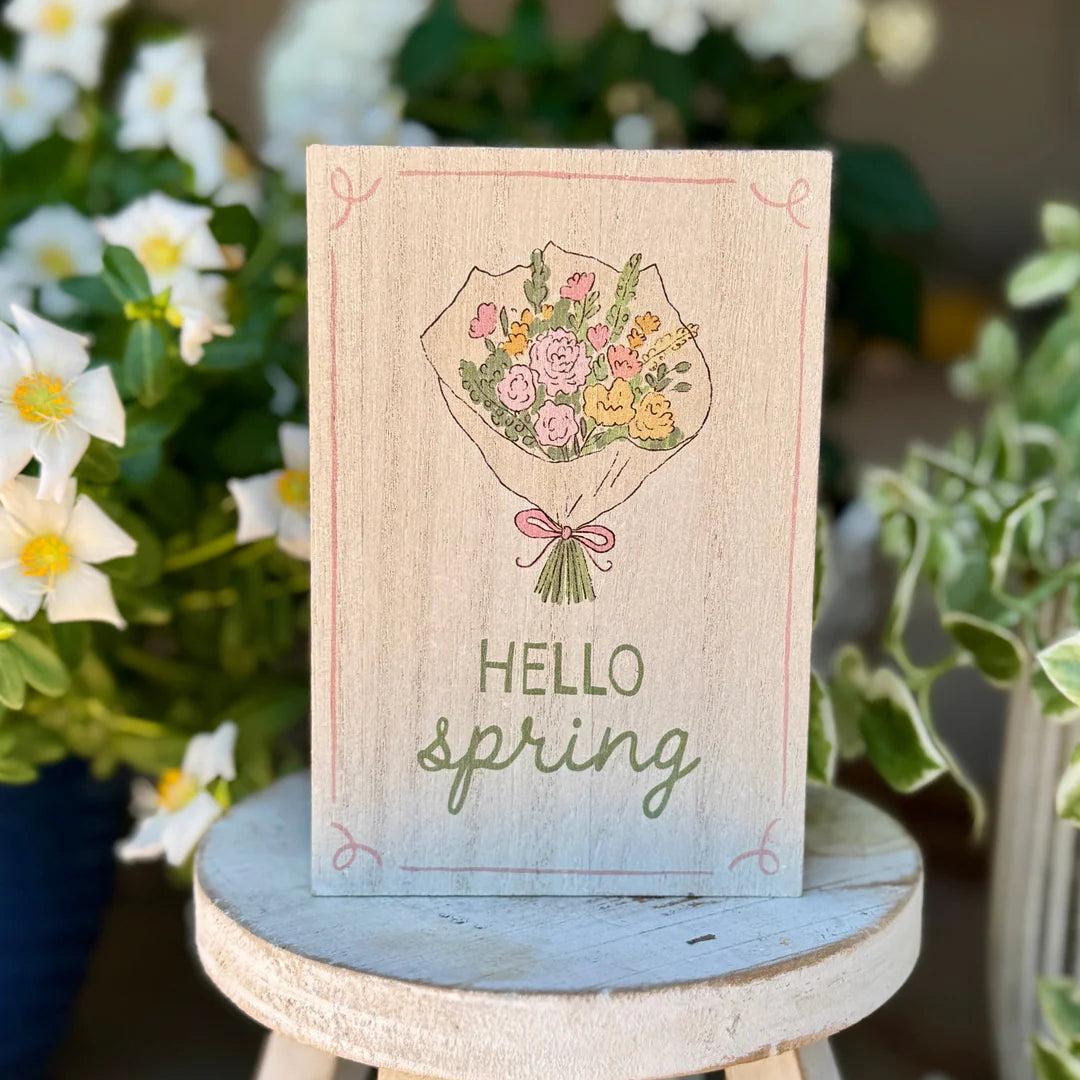 Spring Bouquet Block