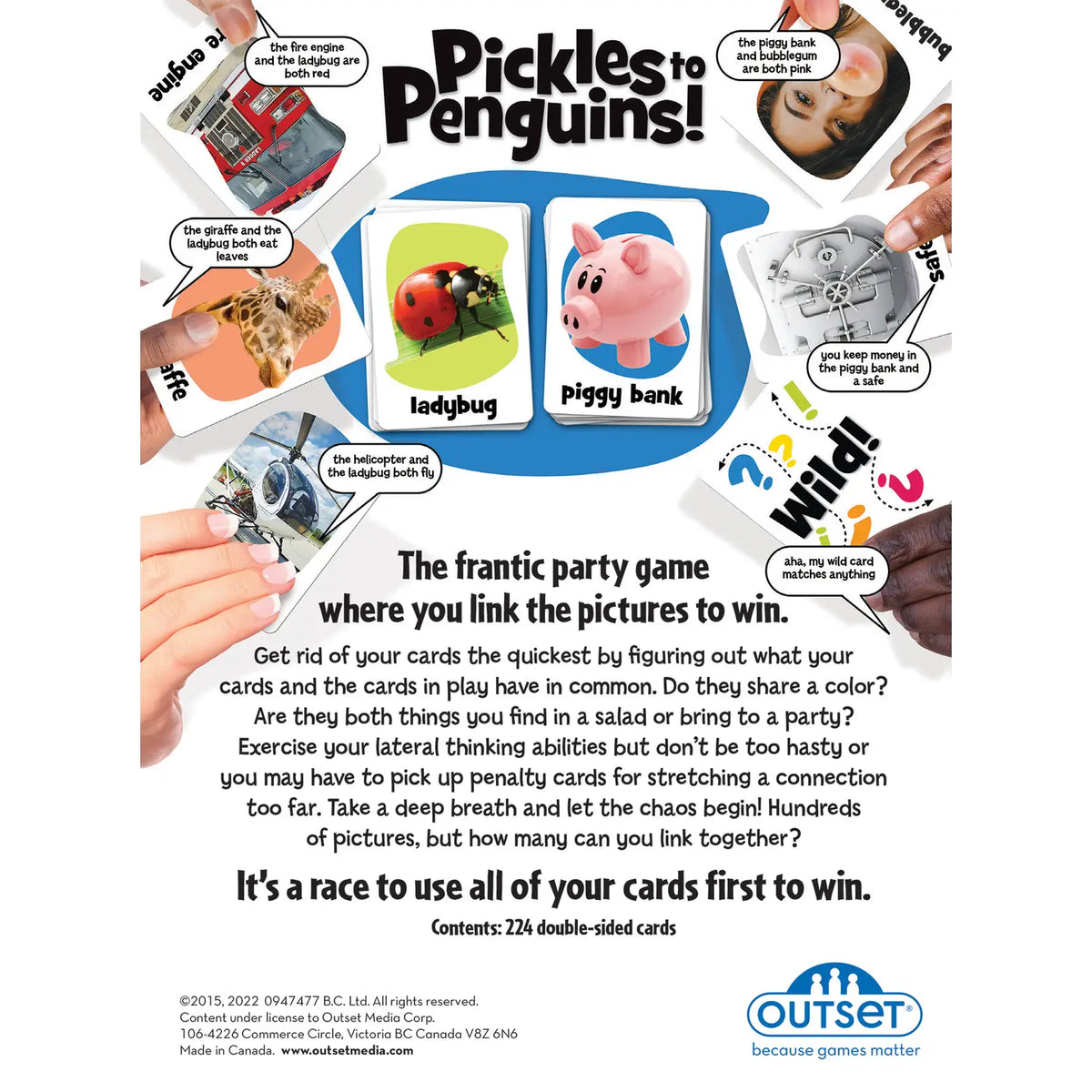 Pickles to Penguins Party Game