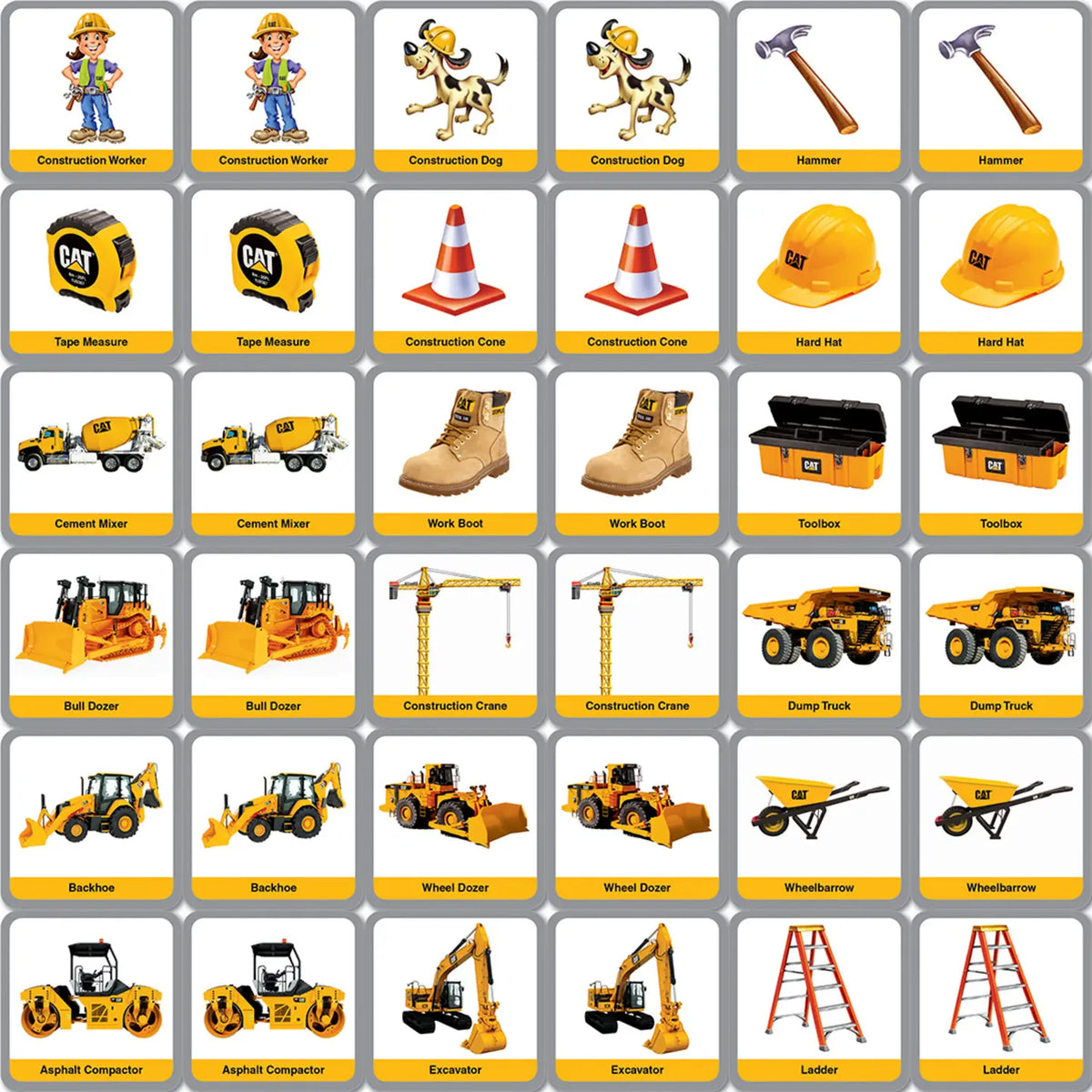 Cat Caterpillar Matching Game