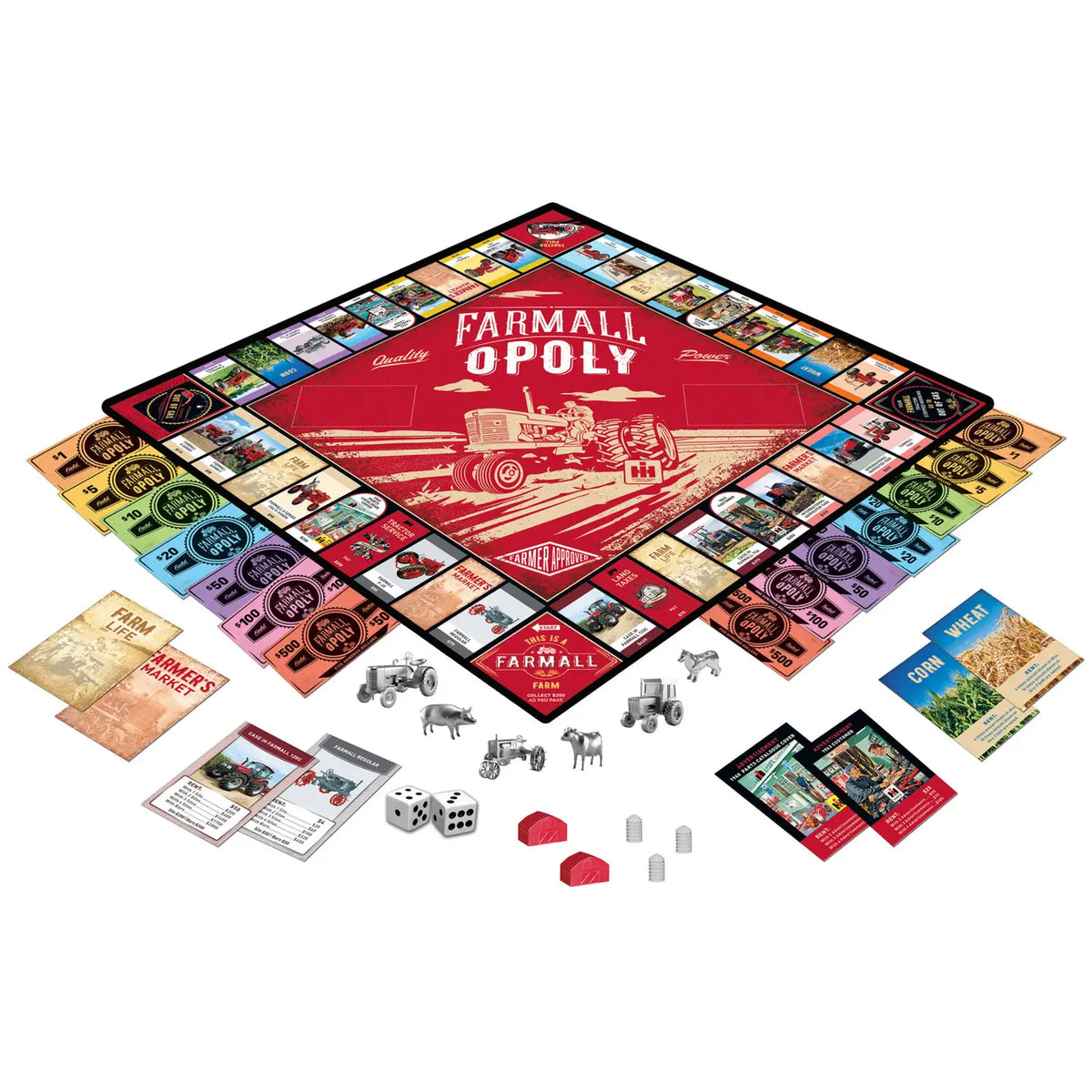 Farmall-Opoly Tractor Themed Board Game