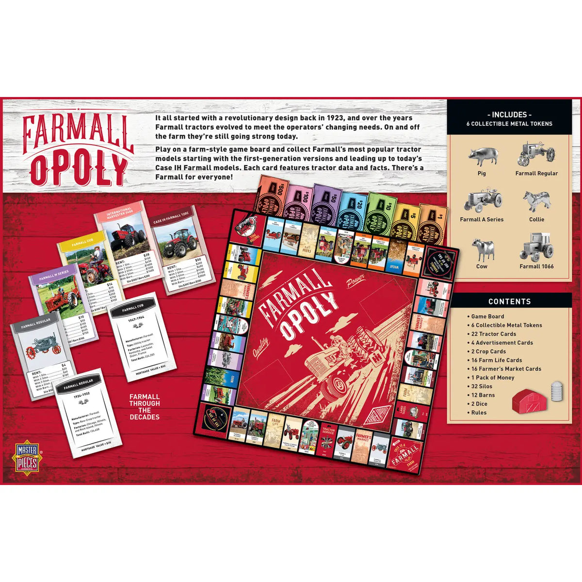 Farmall-Opoly Tractor Themed Board Game