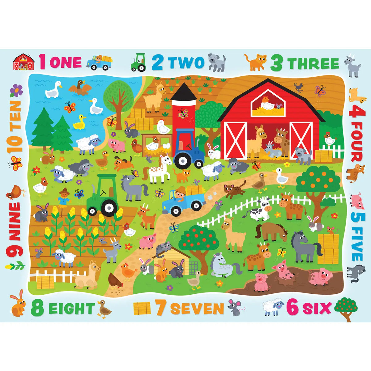 Hide and Seek Farm 48 piece puzzle