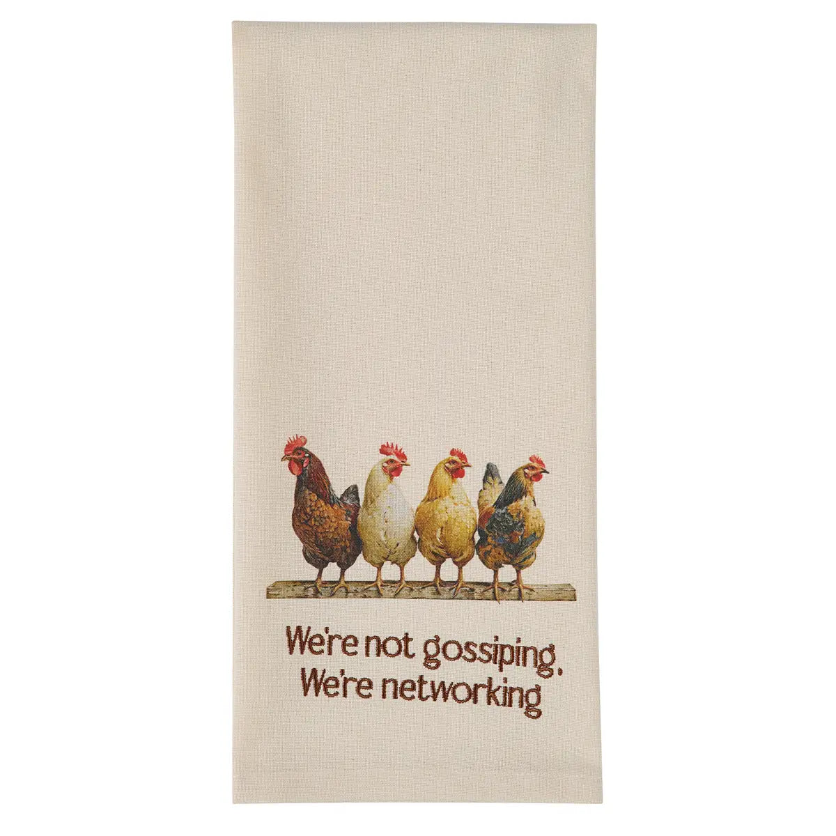 Four Chickens in a Row Towel