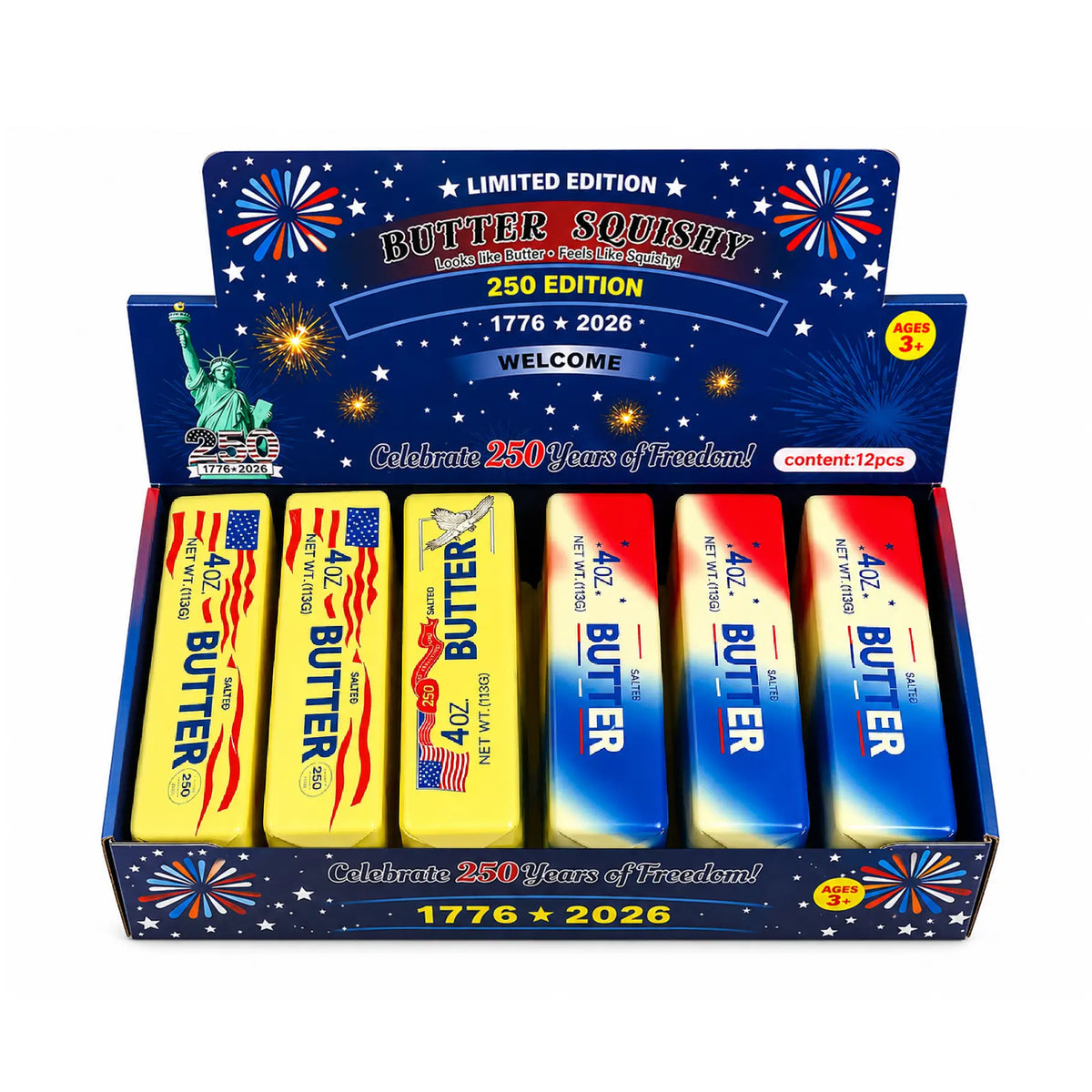Patriotic Butter Squishy