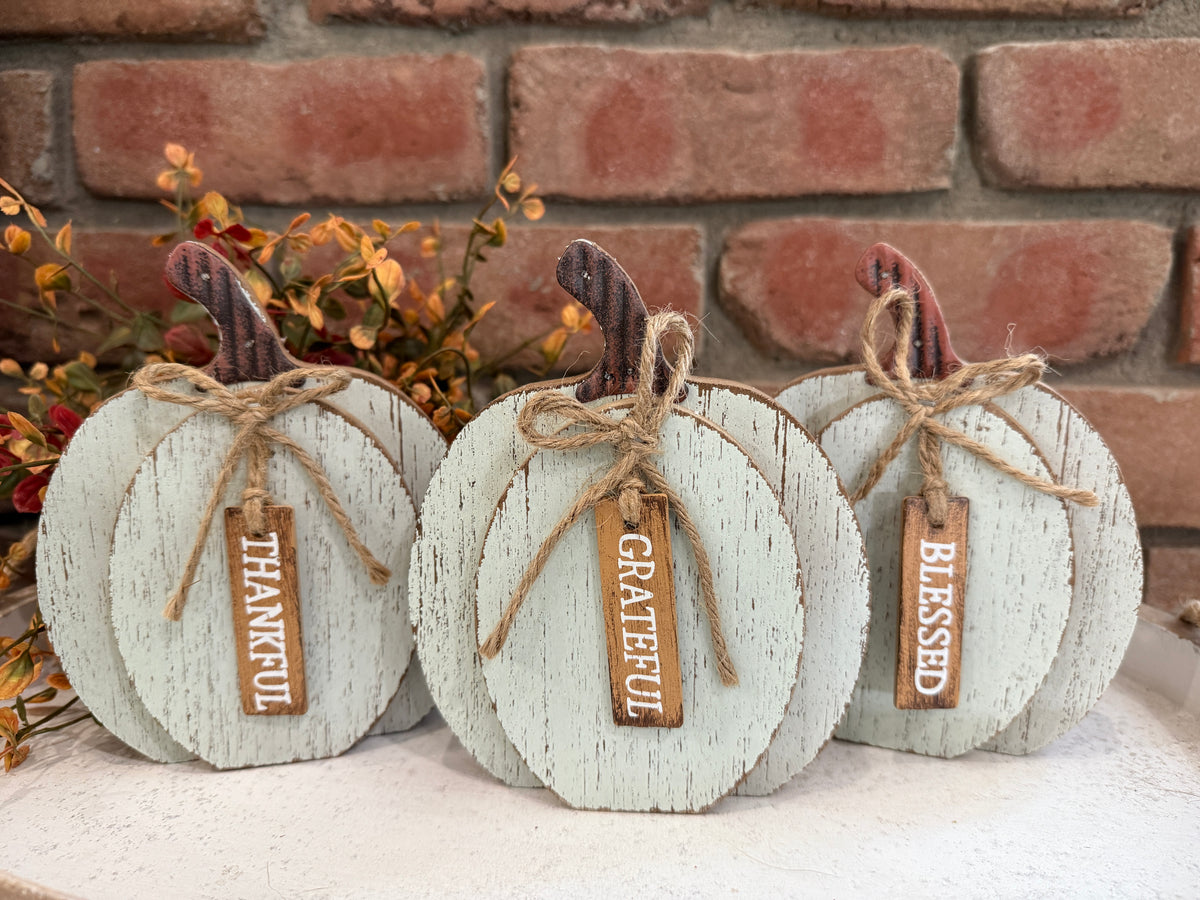 White Pumpkins - 3 Styles